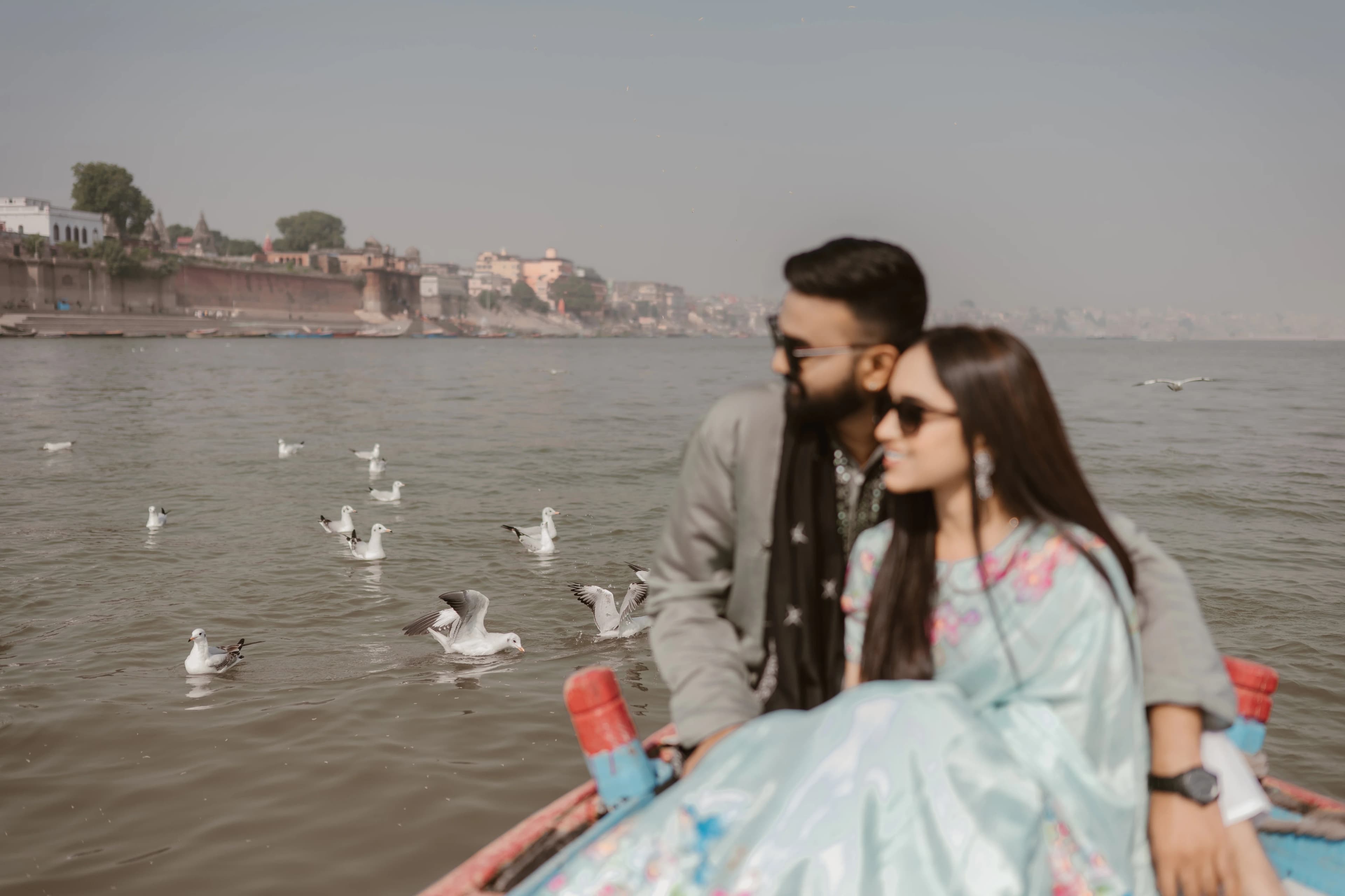 A luxury destination wedding captured by Love & Parampara Films, the best wedding photographer in Varanasi, India.